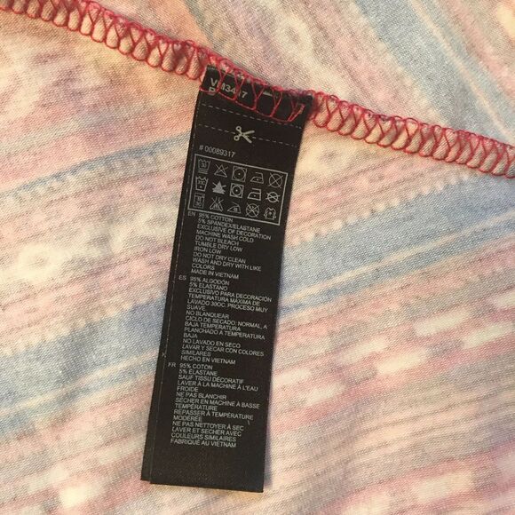 Forever 21 Dress S Fit & Flare Red White Blue Sleeveless Aztec Design Round Neck - Picture 4 of 4